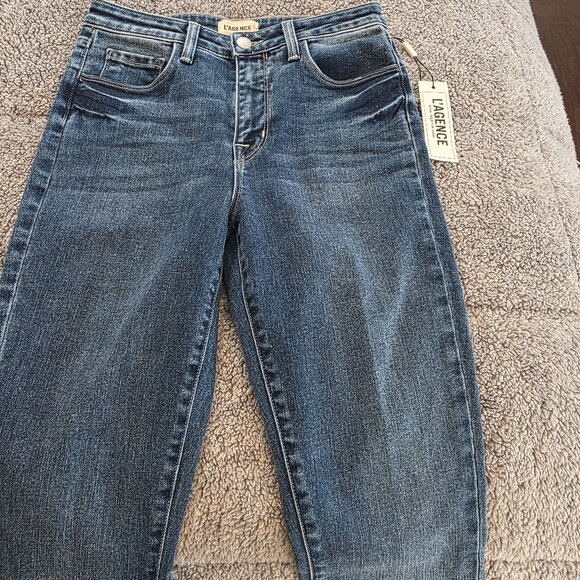 NWT: L'Agence Marty High-rise Flare Jeans Size 25 - Picture 10 of 11